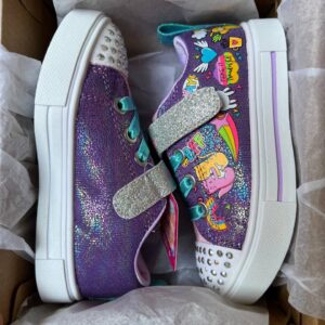 Alternative view of Skechers Twinkle Toes Twinkle Sparks (purple)